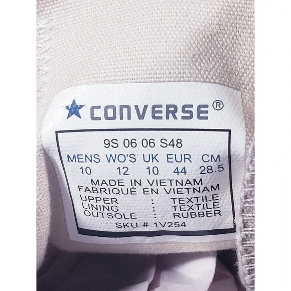 Converse Chuck Taylor All Star 1v254 European Low Espresso Mens Size 10 - Picture 13 of 13